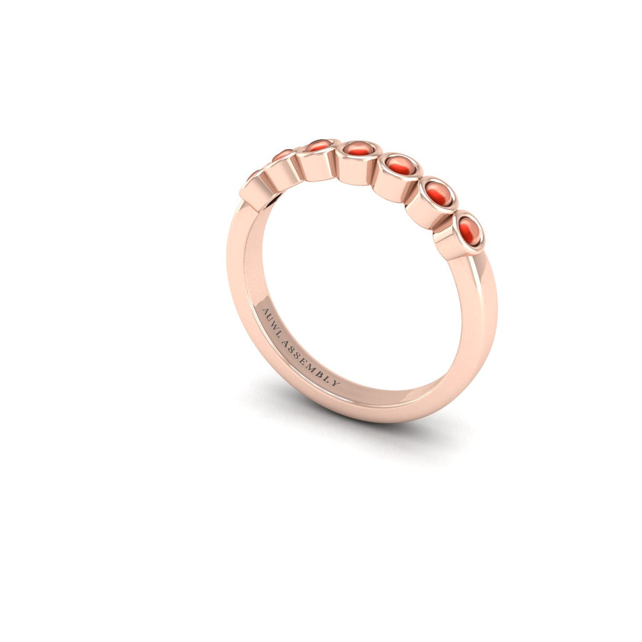 Seven Stone Band in Rose Gold | AUWL Assembly