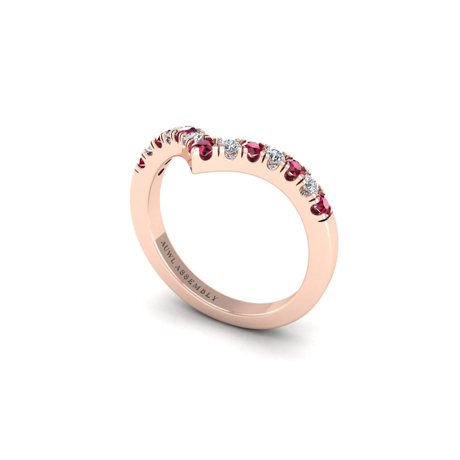Chevron Band in Rose Gold | AUWL Assembly