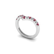 Chevron Band in White Gold | AUWL Assembly
