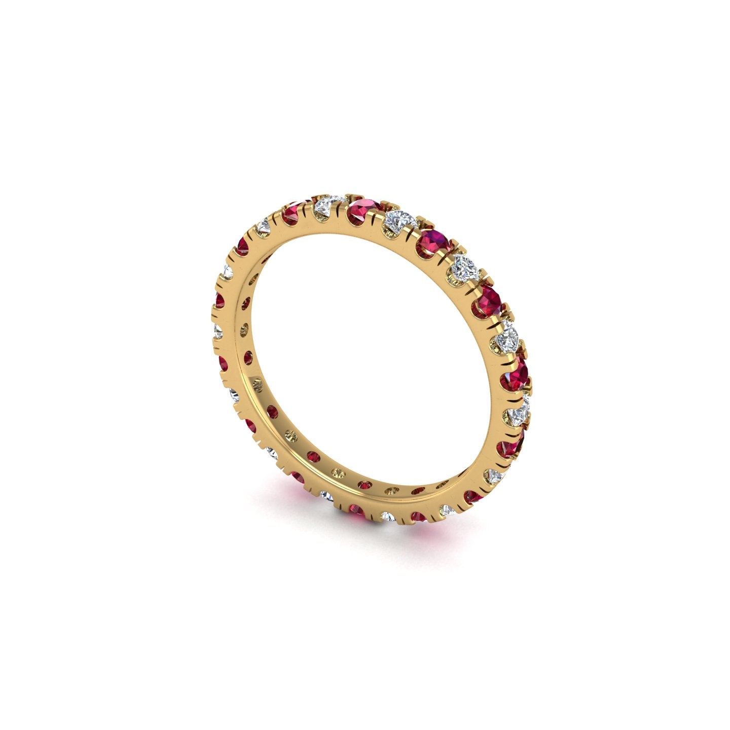 Eternity Band in Yellow Gold | AUWL Assembly