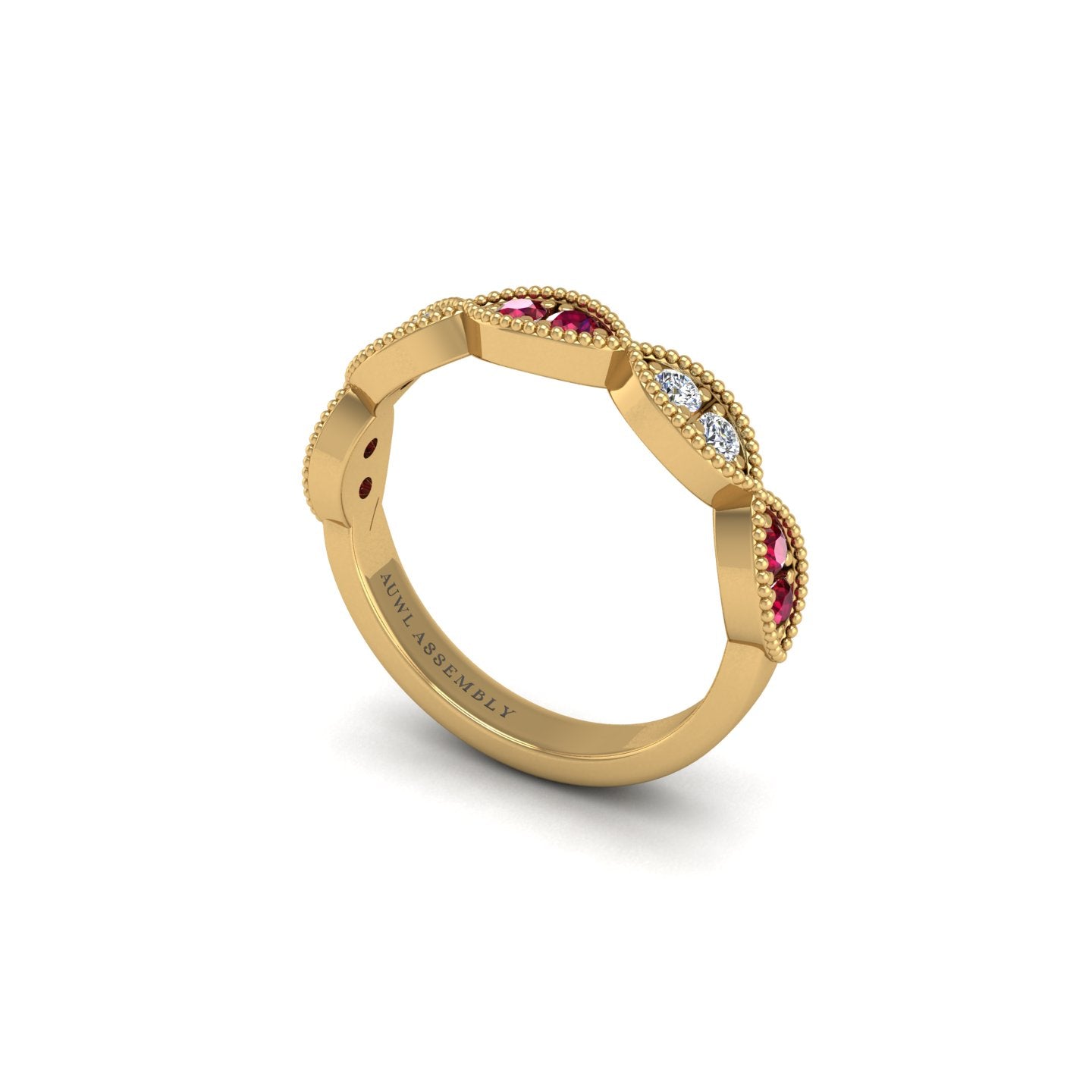 Laurel Band in Yellow Gold | AUWL Assembly