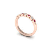 Seven Stone Band in Rose Gold | AUWL Assembly