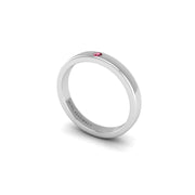 Single Stone Band in Silver Gold |  AUWL Assembly