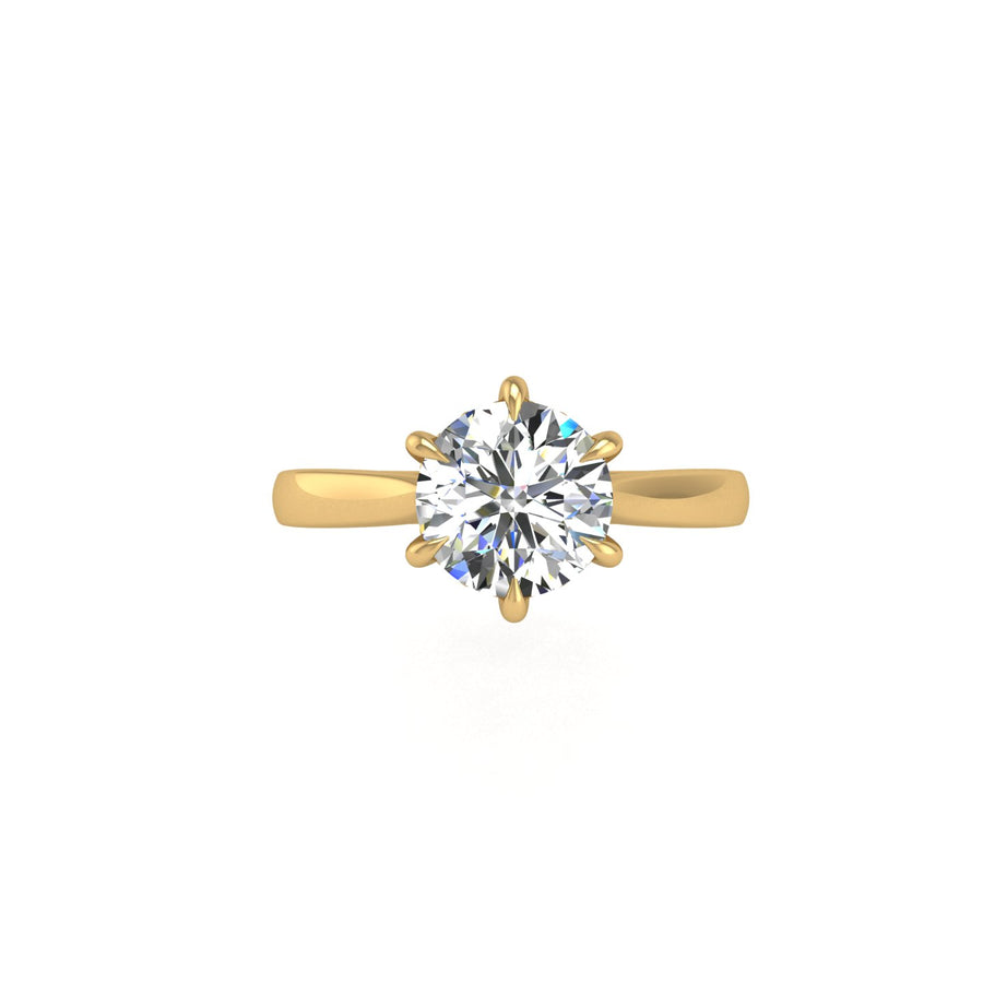 Sirius Solitaire Ring - Diamond Round