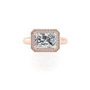 Belo Horizonte East West Ring - Diamond Emerald