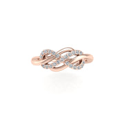 Senza Fine Infinity Ring - Diamond Round
