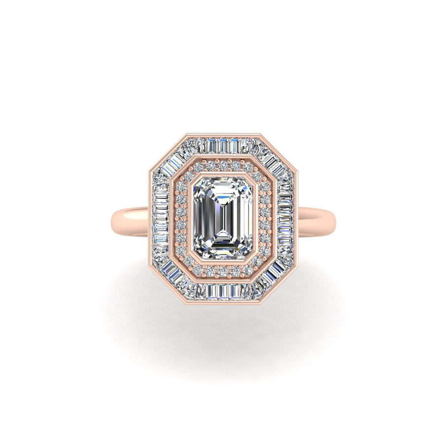 Maestro's Choice Target Ring - Diamond Emerald