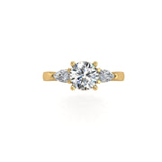 Then, Now and Forever Trilogy Ring - Diamond Round