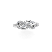 Senza Fine Infinity Ring - Diamond Round