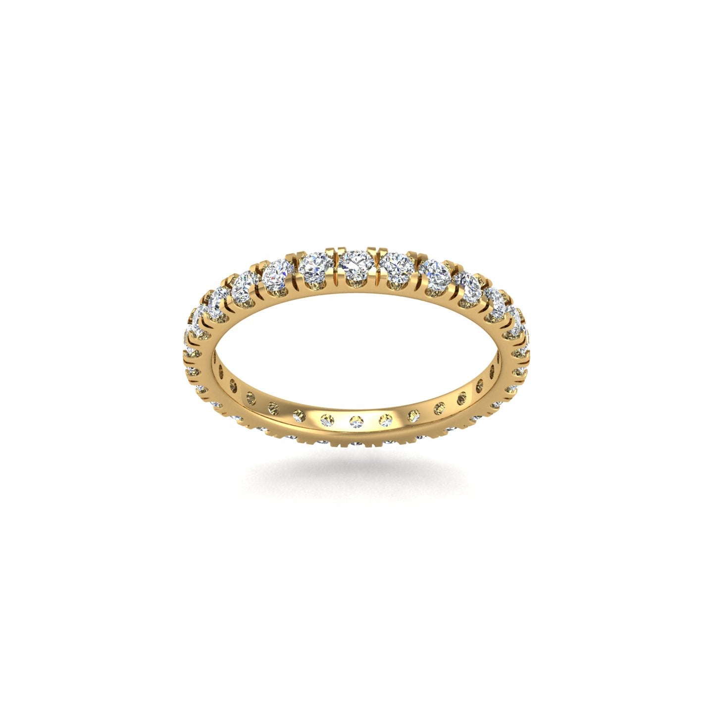 circle of love eternity round lab diamond wedding band