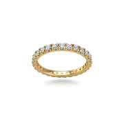 circle of love eternity round lab diamond wedding band