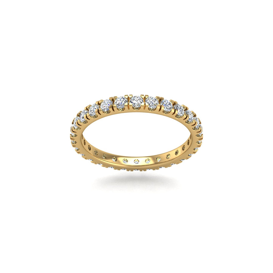 circle of love eternity round lab diamond wedding band