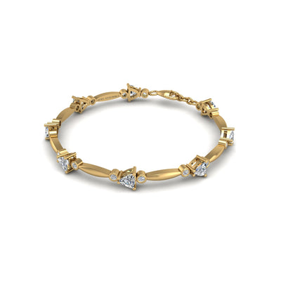 Gold Diamond Bracelets for Women