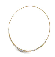 Gold tennis necklace youre the one
