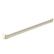 stellar tennis pear lab-grown diamond bracelet
