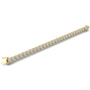 stellar tennis round lab-created diamond bracelet