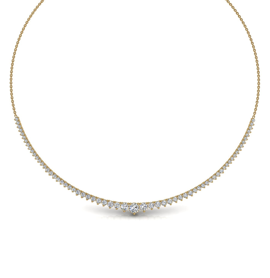 you're the one tennis necklace with lab-grown diamonds